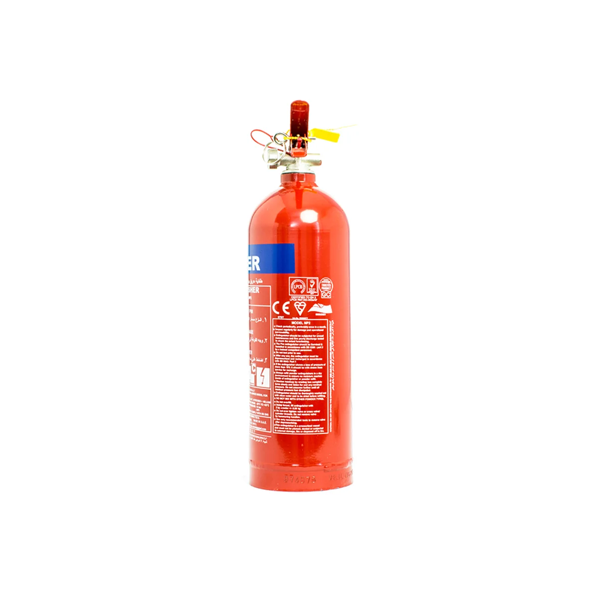 Naffco 2kg Dcp Fire Extinguisher Reliable Fire Suppression For Various Applications 13 X 13 X 41