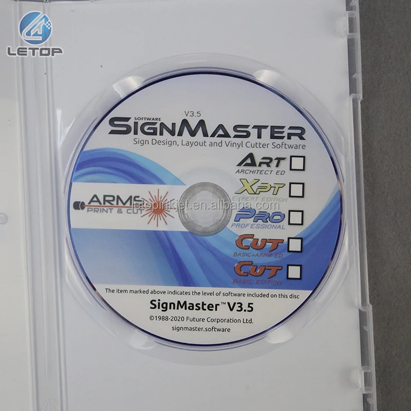 Sign Master Serial Code Cut-arms Software for Tenneth Cutting Plotters - Basic Edition