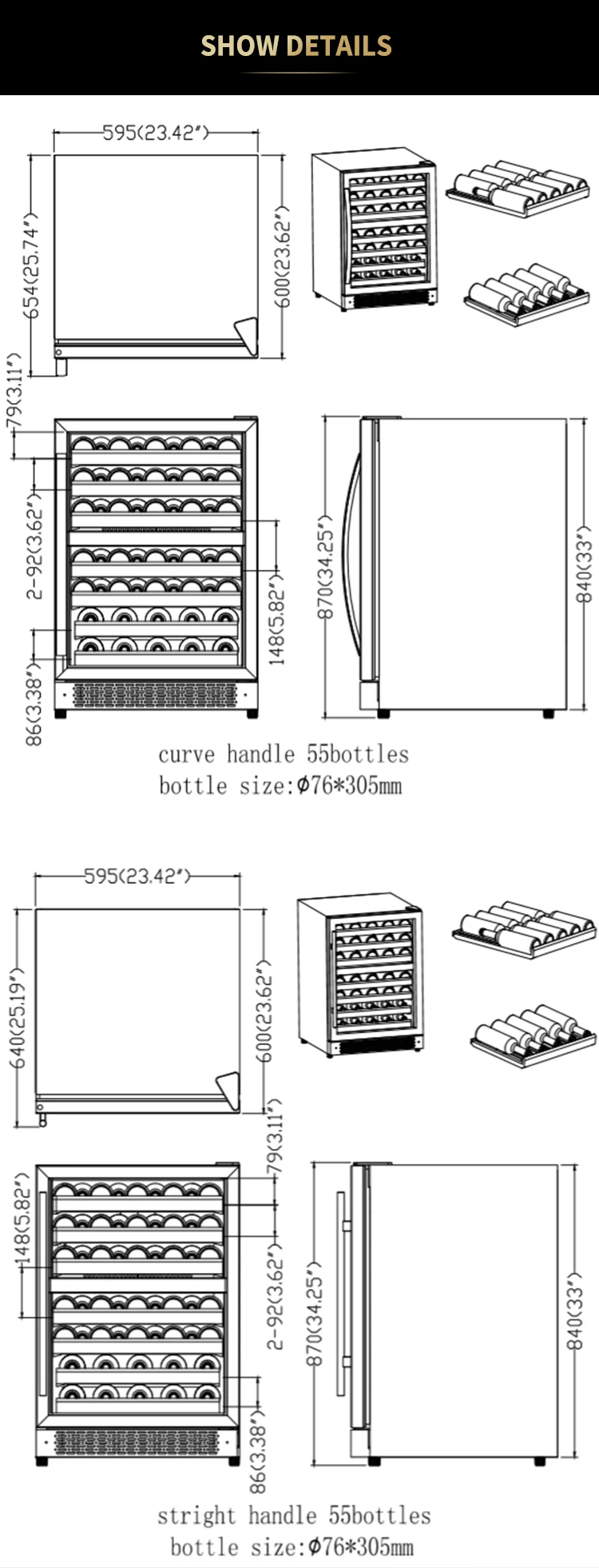 built in wine cooler/wine cellar coolers/under counter wine refrigerator