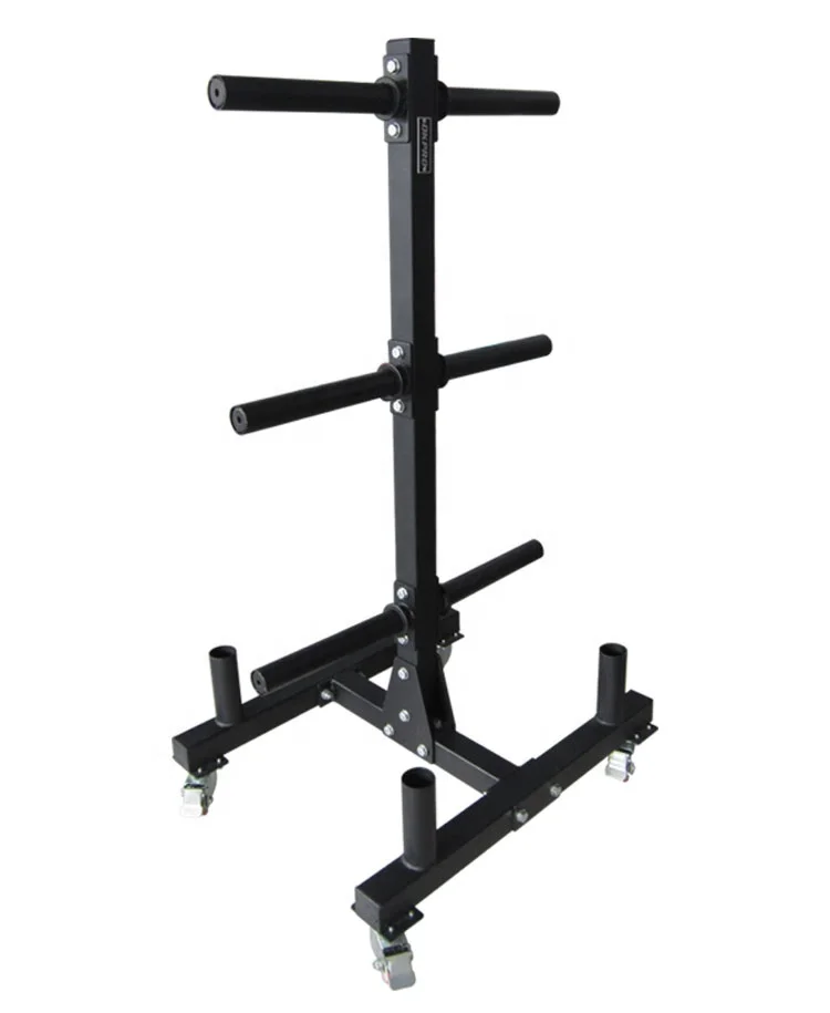 Gym Equipment Barbell Bar Rack Weight Plate Rack With Wheel Buy Weight Plate Rack,Gym