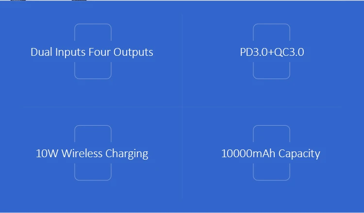 USAMS 2020 Portable External Battery Bank Built-in Qi Wireless Charger Power bank With Suction Cup 10000mAh - ANKUX.COM
