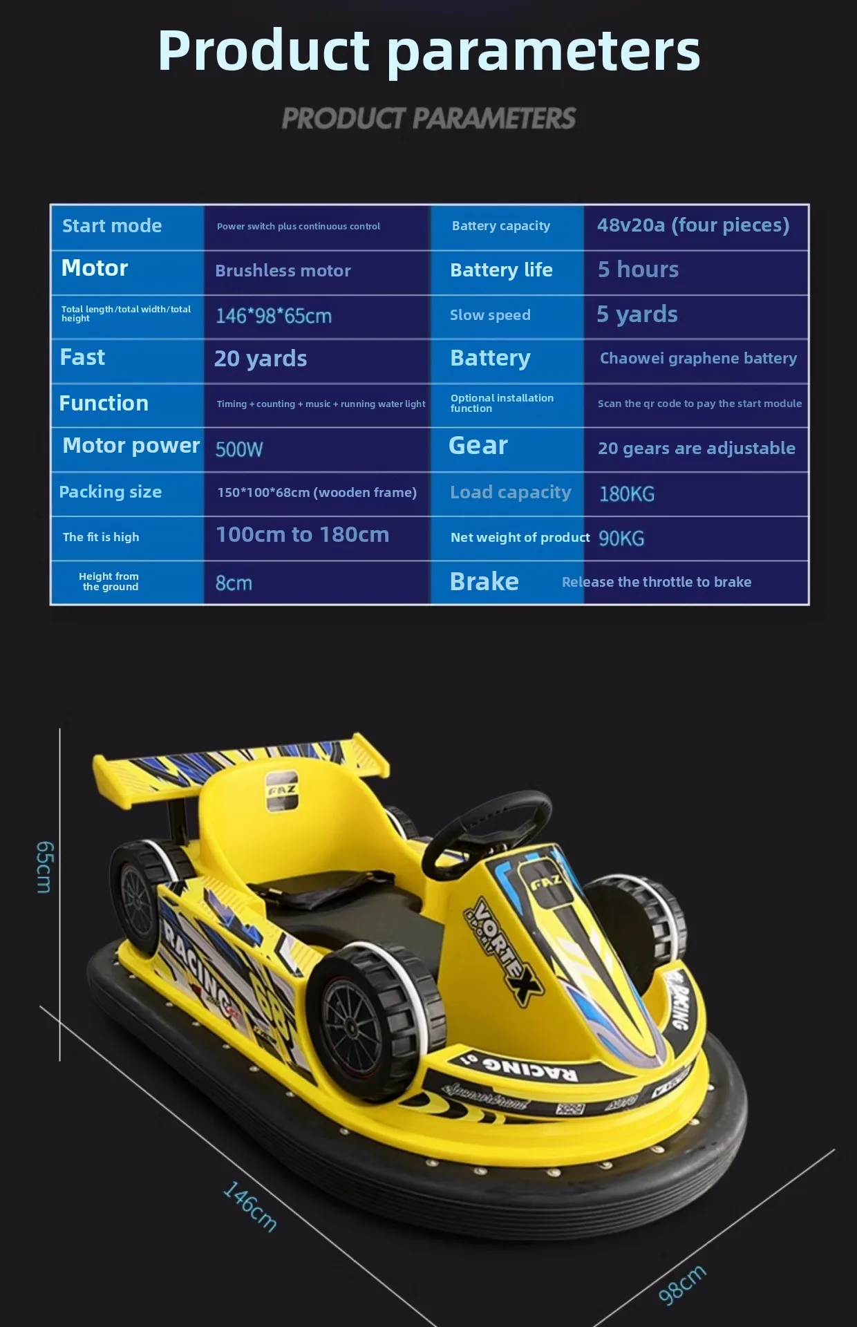 Most Cost-Effective Indoor/Outdoor Children's Bumper Cars for Home & Shopping Mall Amusement & Entertainment Facilities