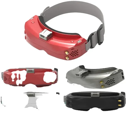 HD 1080 Head-Mounted Goggles X Auto Selecting Display FPV Video Headset Bulit-in Battery DVR supplier