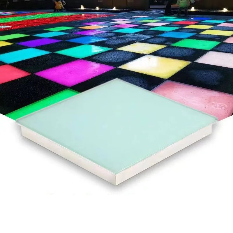 Custom Programmable Interactive LED RGB Dance Floor Lights for DJ ...