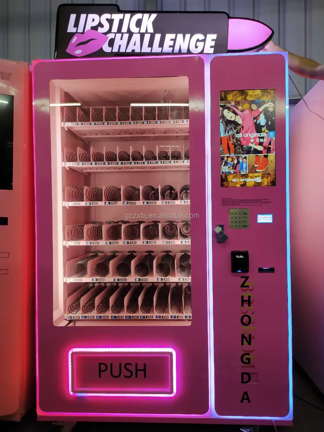 Top Sale American Standard Hair Lash Vending Machine - Buy Wigs Vending