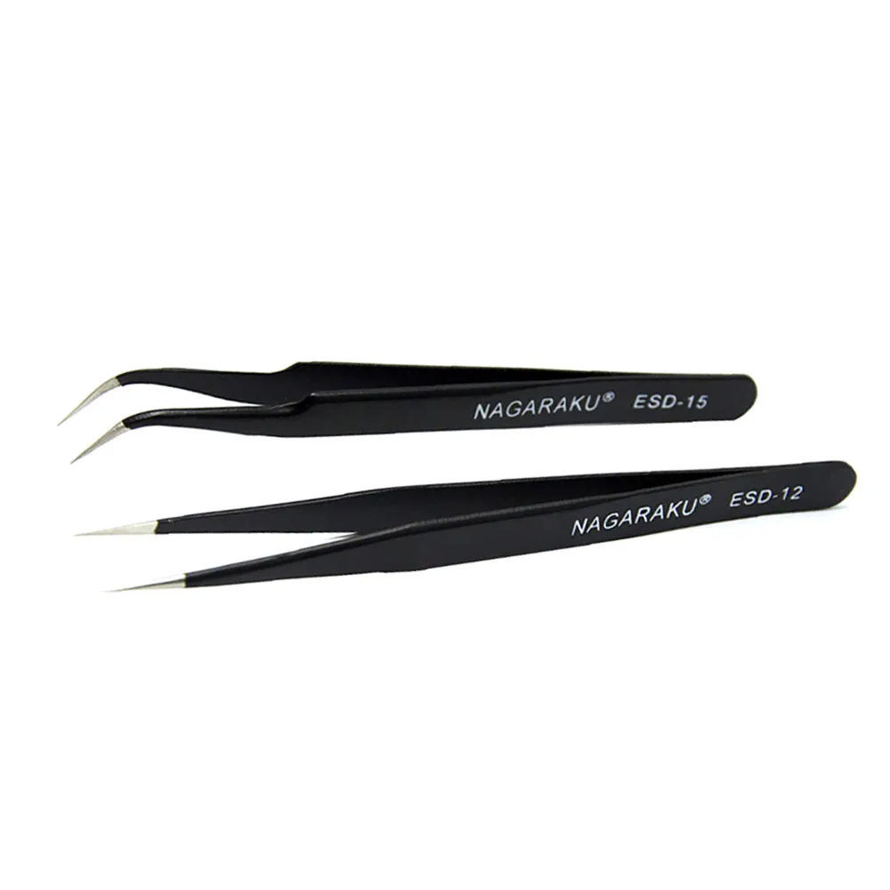 

NAGARAKU Tweezers Eyelash Extension Stainless Steel Non-magnetic Volume Tweezers Manufacturer Private Label Eyelash Applicator