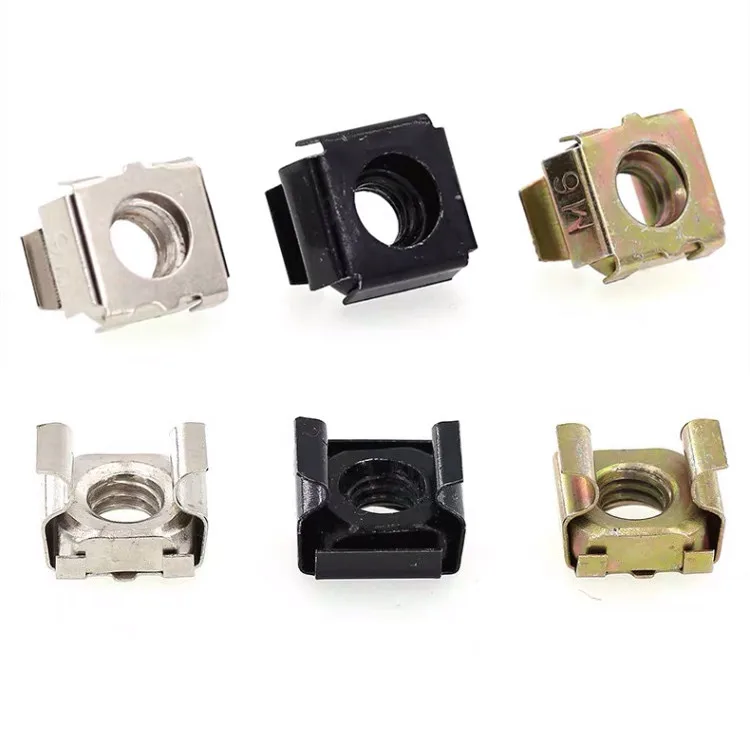 M6 M8 Black Color Square Lock Captive Nuts Cage Nuts For Server Rack Buy Cage Nut,Cage