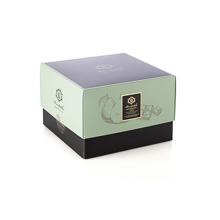 
Boxed Panettone With Pears And Chocolate From Modica 