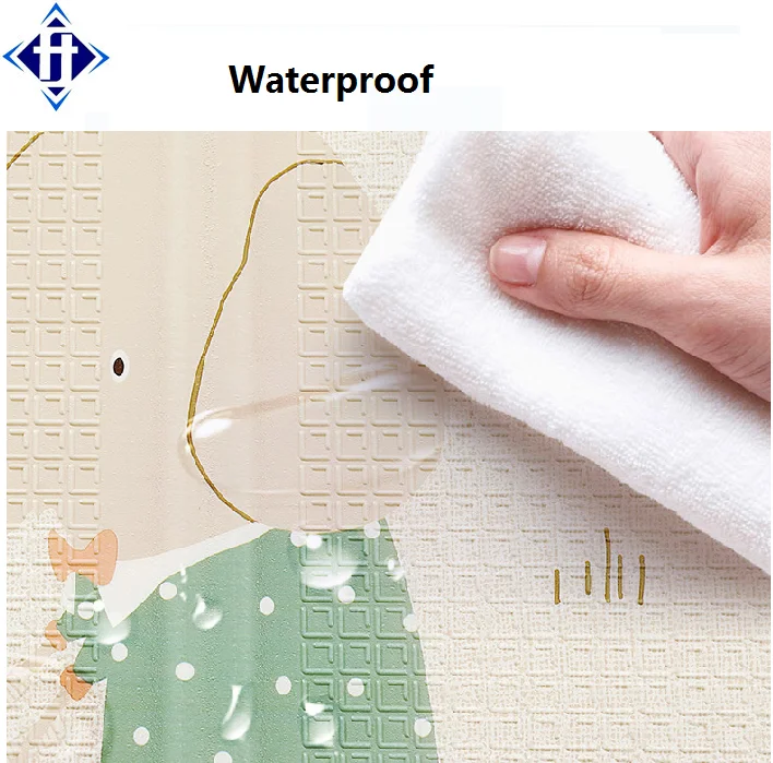 baby folding mat-details