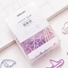 Creative Carrot White Radish Shape Paper Clip Student Stationery Simple Bookmark Book Folder