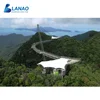 Outdoor space landscape tensile membrane structure roofing waterproof fabric shade canopy tent design-build