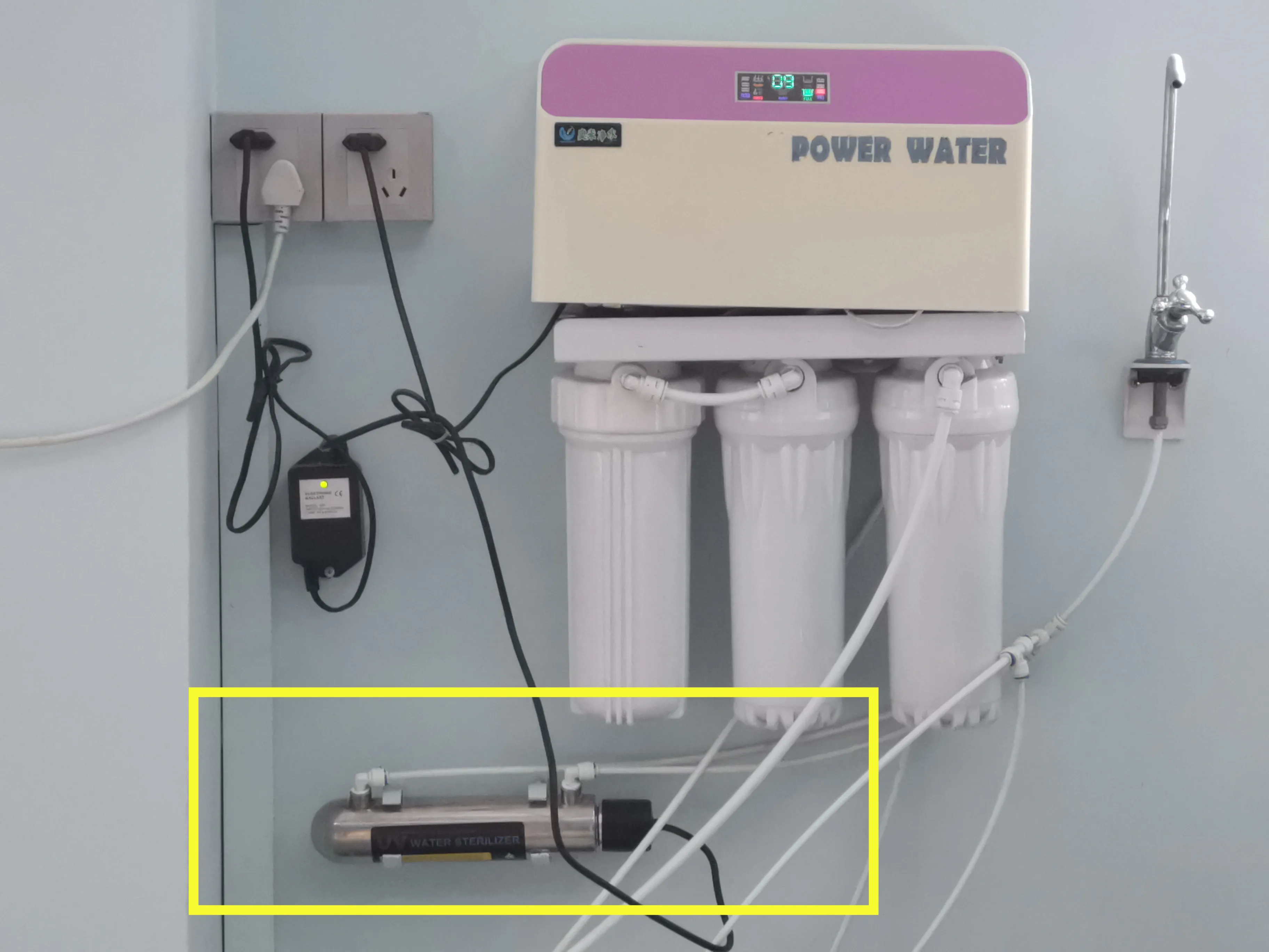 12w Water Drinking Ro Filter Treatment Uv Water System For Home Use