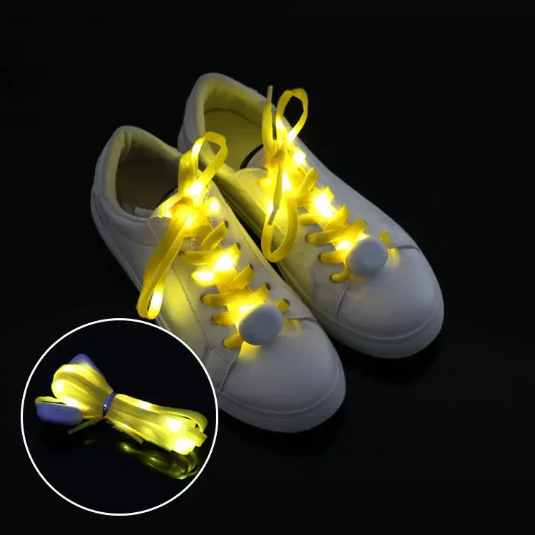 Led Light Up Shoelaces Nylon Glow Led Light Shoelaces For Party Dancing ...