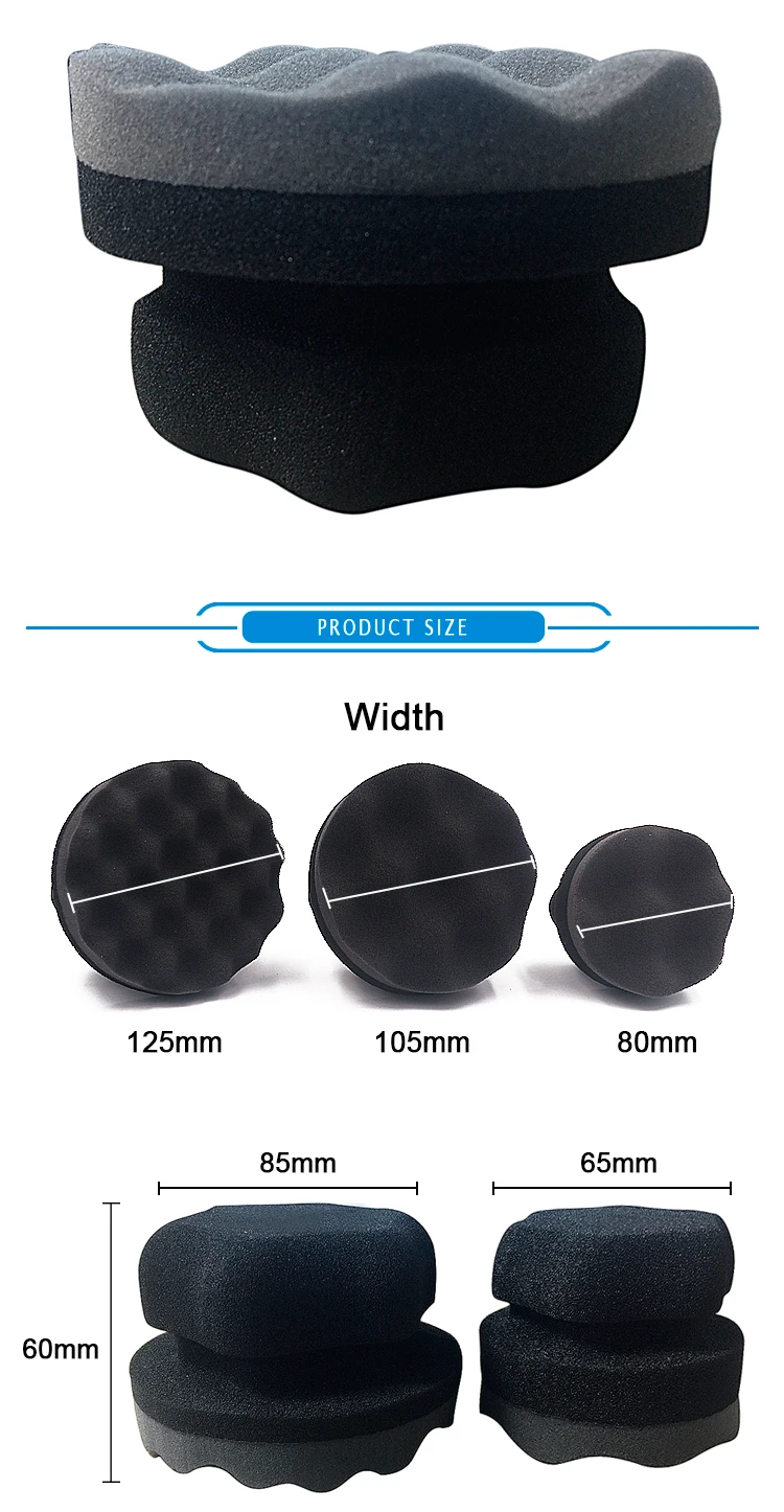 Aplicador De Agarre Hexagonal De Mano,Almohadilla De Espuma De Esponja