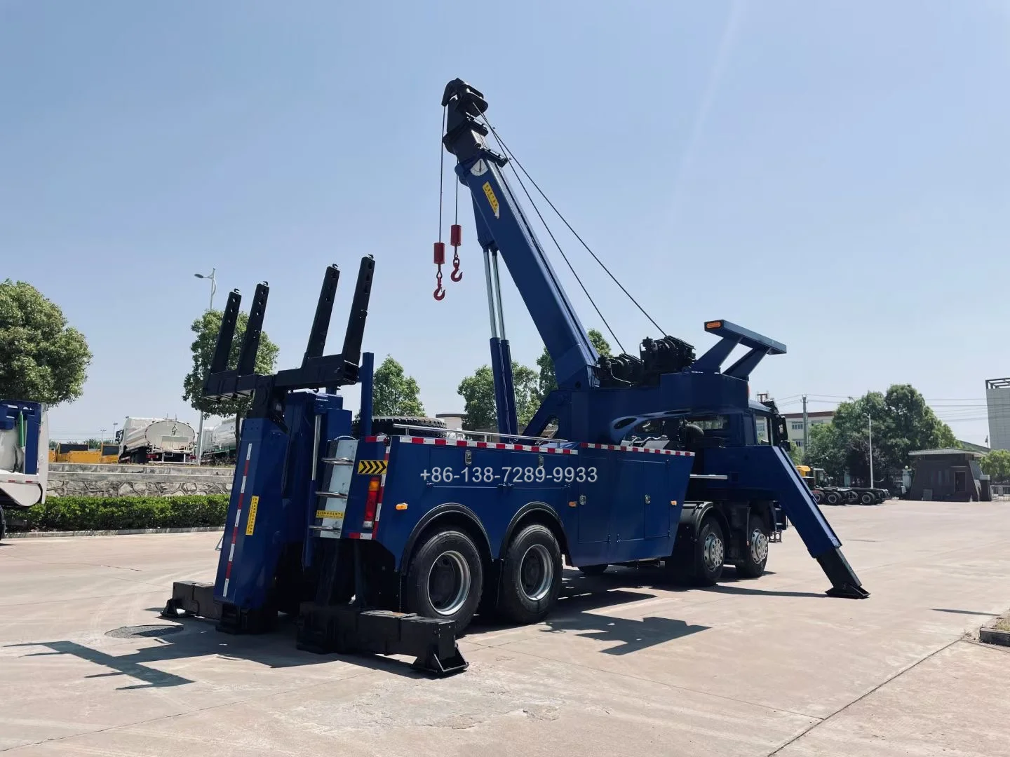Shacman 30-Ton Rotary Tow Wrecker Truck - Heavy Duty, Diesel, 360 ...