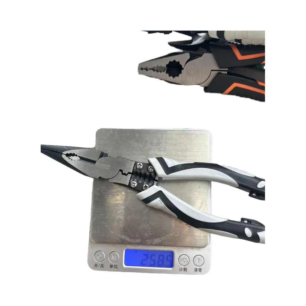 Customizable Chrome Vanadium Steel Wire Combination Pliers Multi-Function Serrated Jaw Plastic Molded Cutting Grip OEM Product supplier