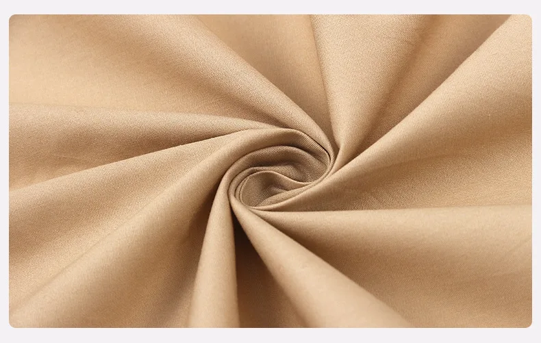 100 棉 40*40/133*72 梭织平纹染色纯色府绸衬衫面料