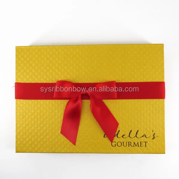 Wholesale gift  ribbon bows supplier different package bows with adhesive
