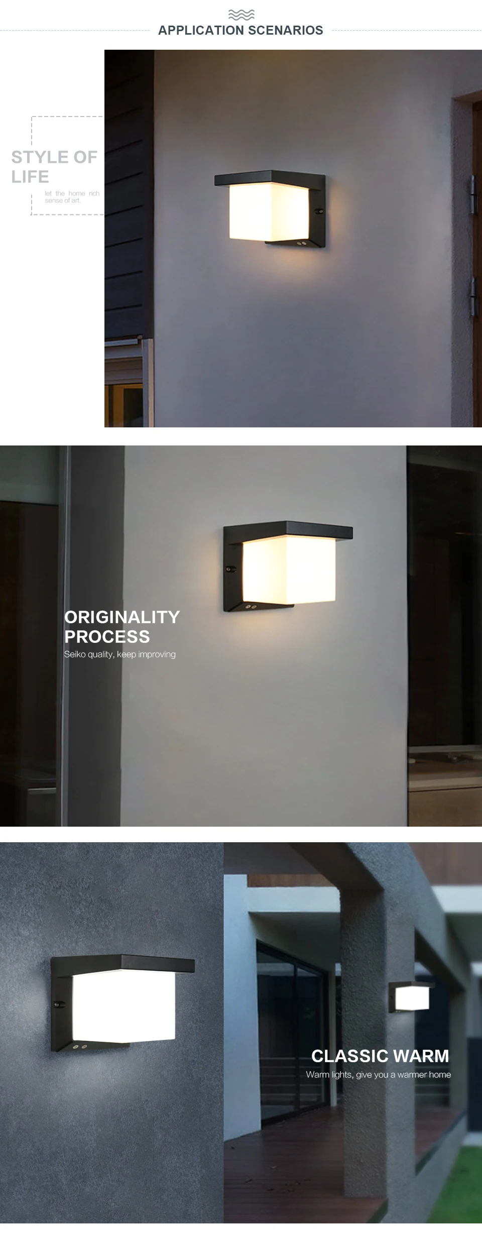 high end outdoor wall lights on 10w Radar Sensor Dimmable Led Outdoor Wall Mounted Waterproof Wall Lights Free Shipping Buy Waterproof Wall Lights Wall Mounted Outdoor Lights Outdoor Light Led Wall Product On Alibaba Com