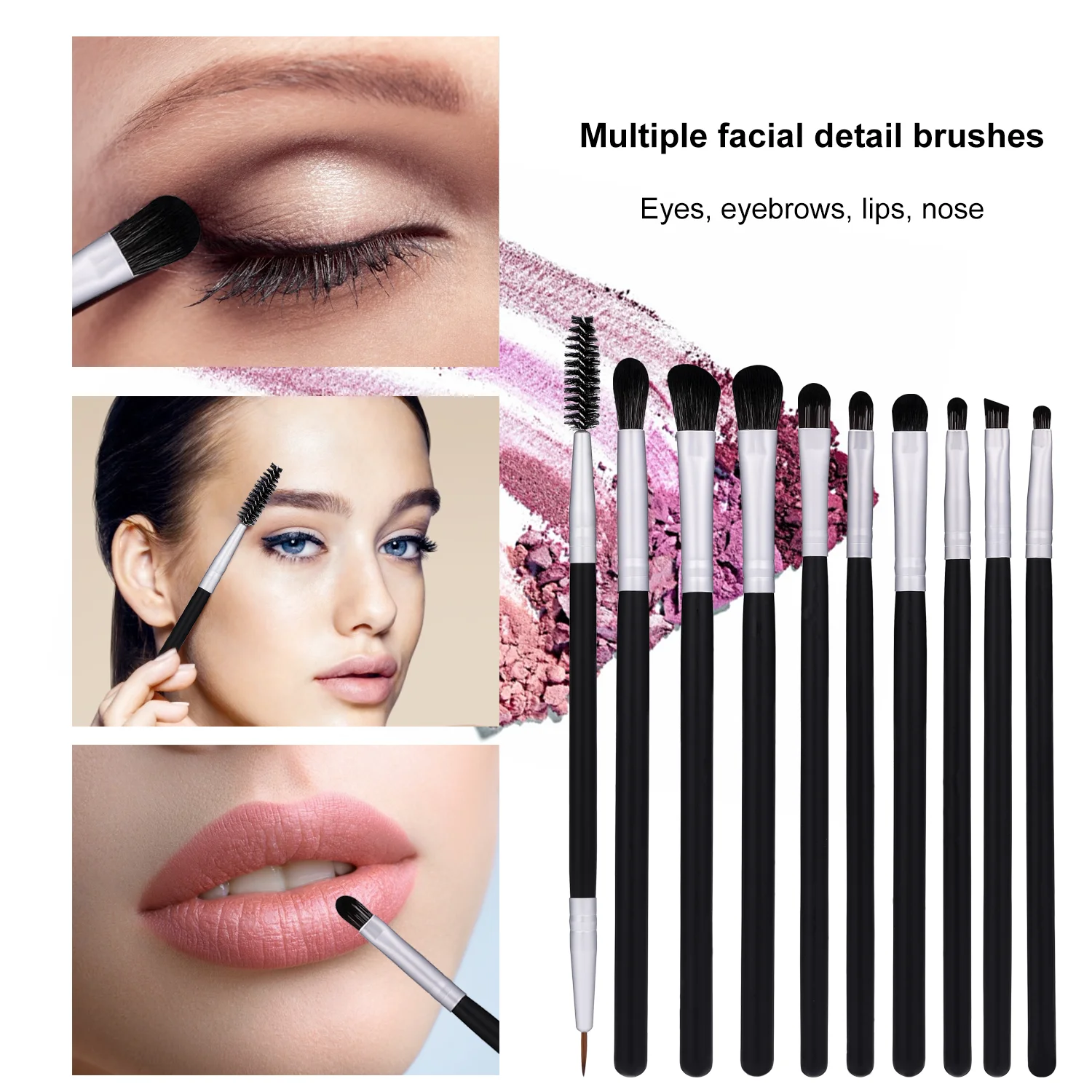 16pcs Cosmetic Brushes Professional Kabuki Makeup Tools Bsmall Wholesale Brush Set For Sale