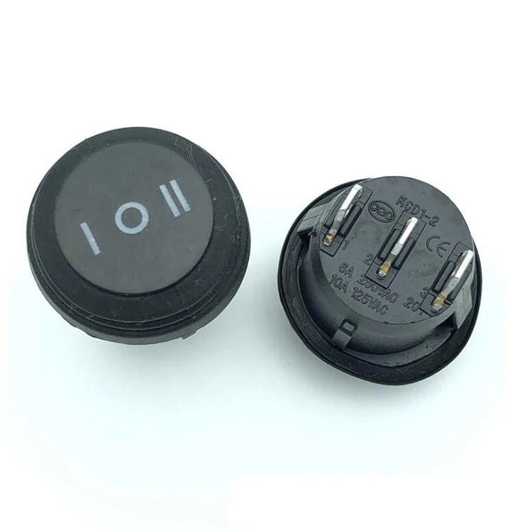 6 pin dpdt rocker switch 10(3)a 250vac t105 rocker switch cb enec17 red panel mount kcd3 boat rocker switch