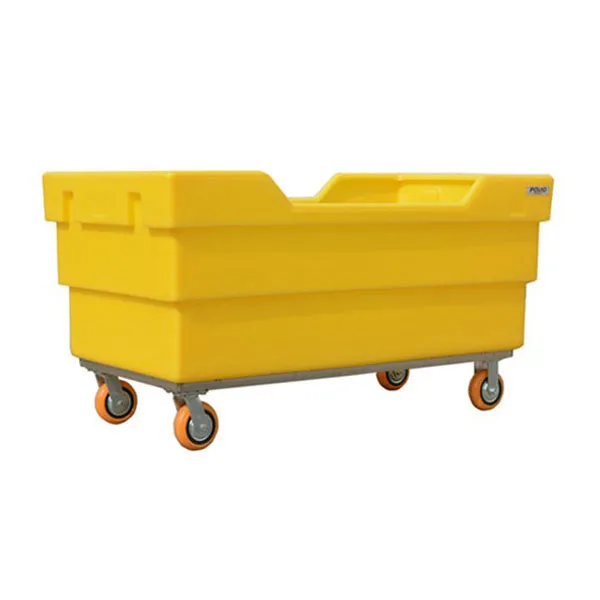 
Plastic luggage carts laundry trolley with wheels 