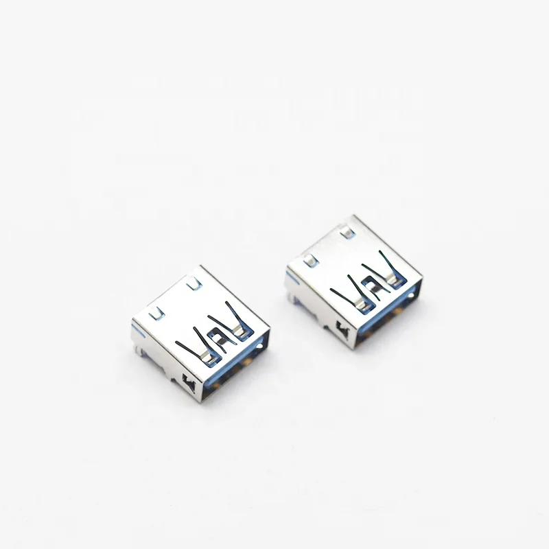 3.0 female Board 6.62 copper alloy pcb usb connector type