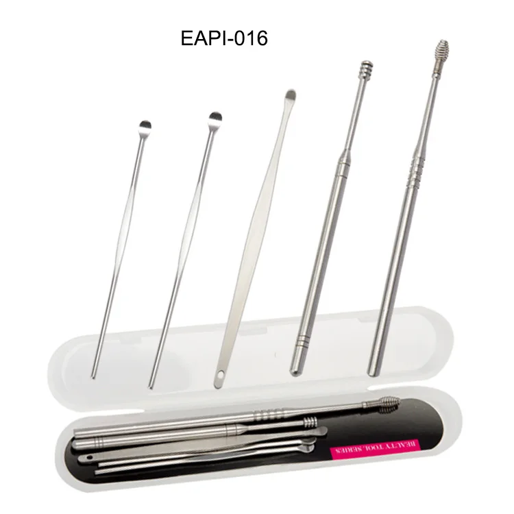 Ear Wax Remover Limpiador De Oídos De Acero Inoxidable - Kit Higiene Auditiva Para Adultos Limpiador Orejas Seguro