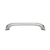 846-96mm Zinc alloy Real Silver Black furniture pulls cabinet soild wardrobe door handle pulls