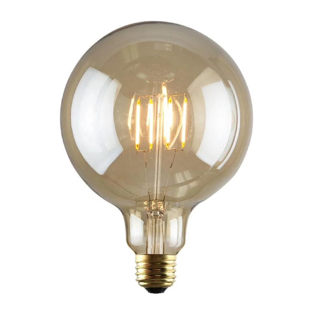 2W Equivalent 2,200K G95 Dimmable LED Filament Bulb
