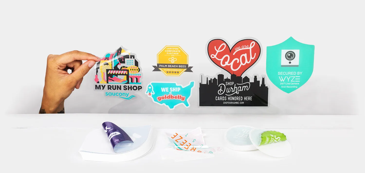 custom adhesive stickers