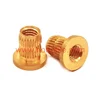 Straight knurling flanged insert nuts, press-in flanged insert
