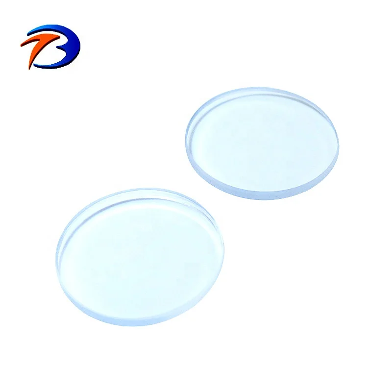 diameter 55mm fused silica quartz glass window v coating 532nm for laser debris shields