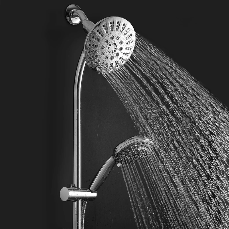 Sb2426701 Dual Shower Head 3 Way Spa System Chrome Luxury In Wall No