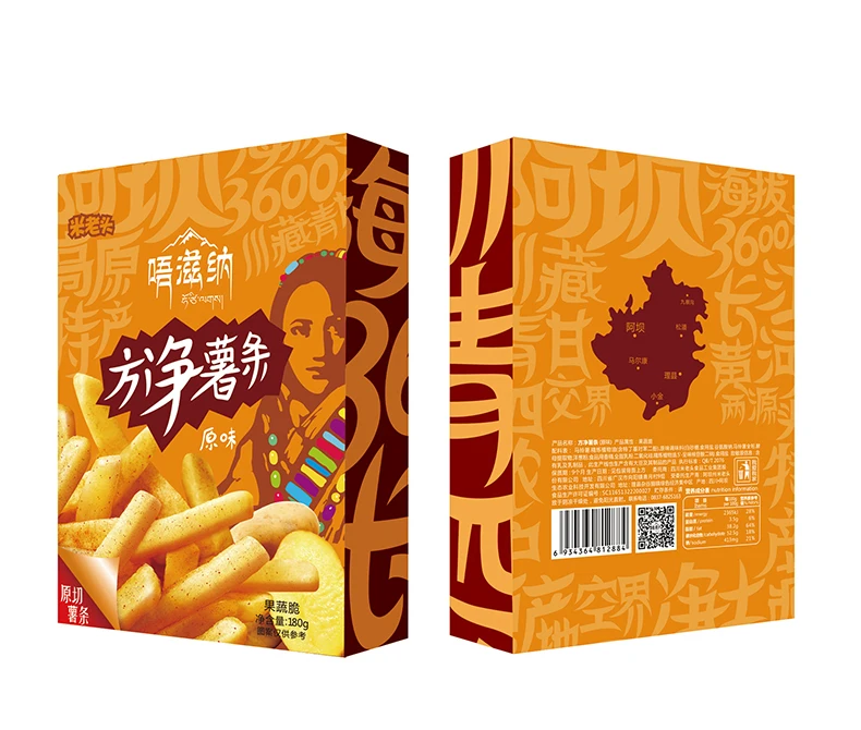 
180g Potato Chips Classic Soft Sweet Packaging Pack Feature original,Sichuan spicy and barbecue flavor 