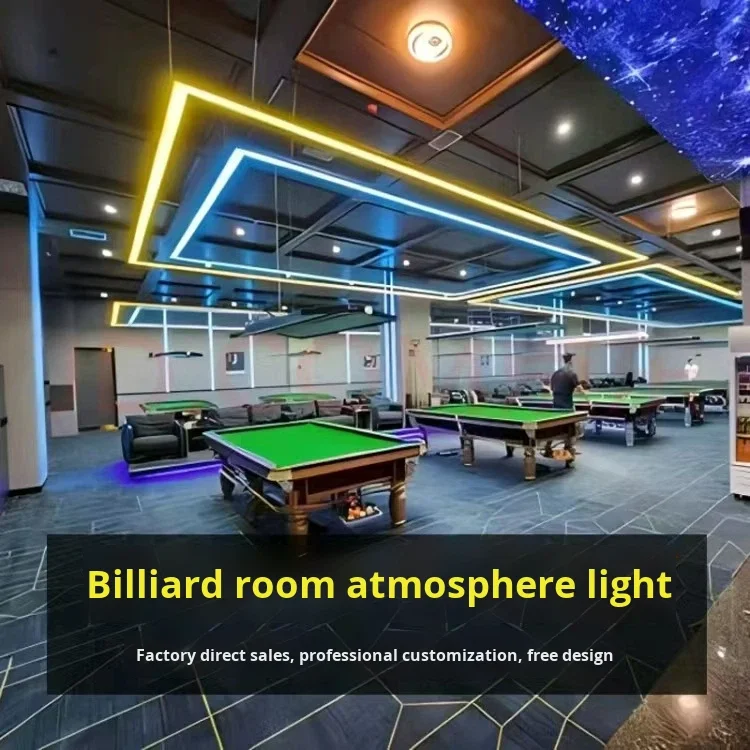 ball room atmosphere light venomous fang seven color pendant light-0