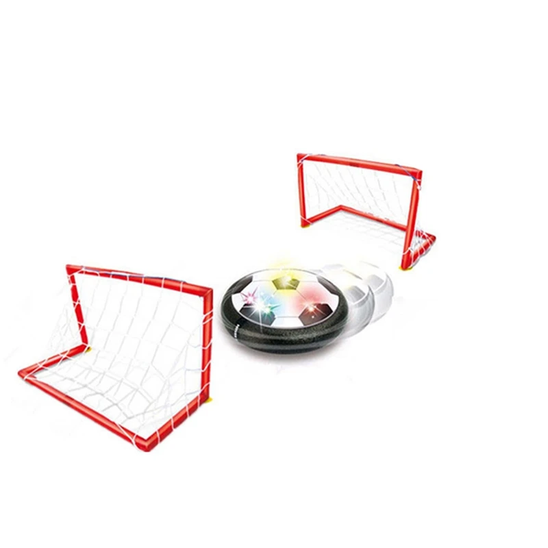 LED Light Football Flashing ball Toys Air Power Soccer Balls Disc Gliding Multi-surface Hovering Game Toy Kid Chidren Gift