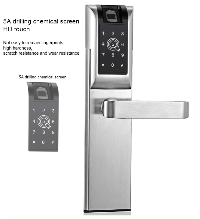 App dynamic password intelligent lock household door lock fingerprint door lock smart