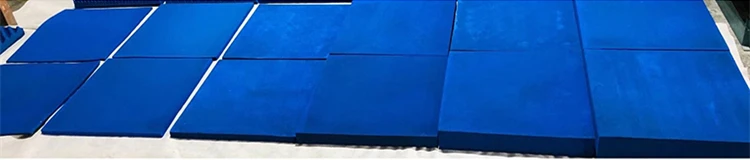 Flat soft foam absorber