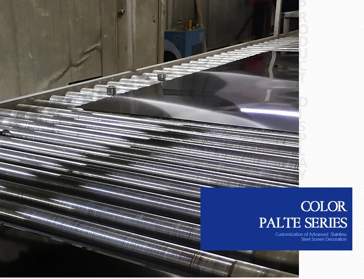 Golden 4X8 Stainless Steel Sheet Metal Prices Color Stainless Steel Plate 8K Mirror Finish Stainless Steel Sheets