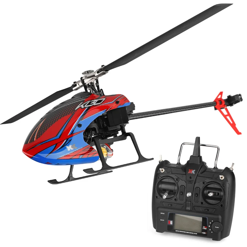 WL XK K130 6CH Flybarless Brushless Rc Helicopter 3D 6G Stunt Helicopter Model