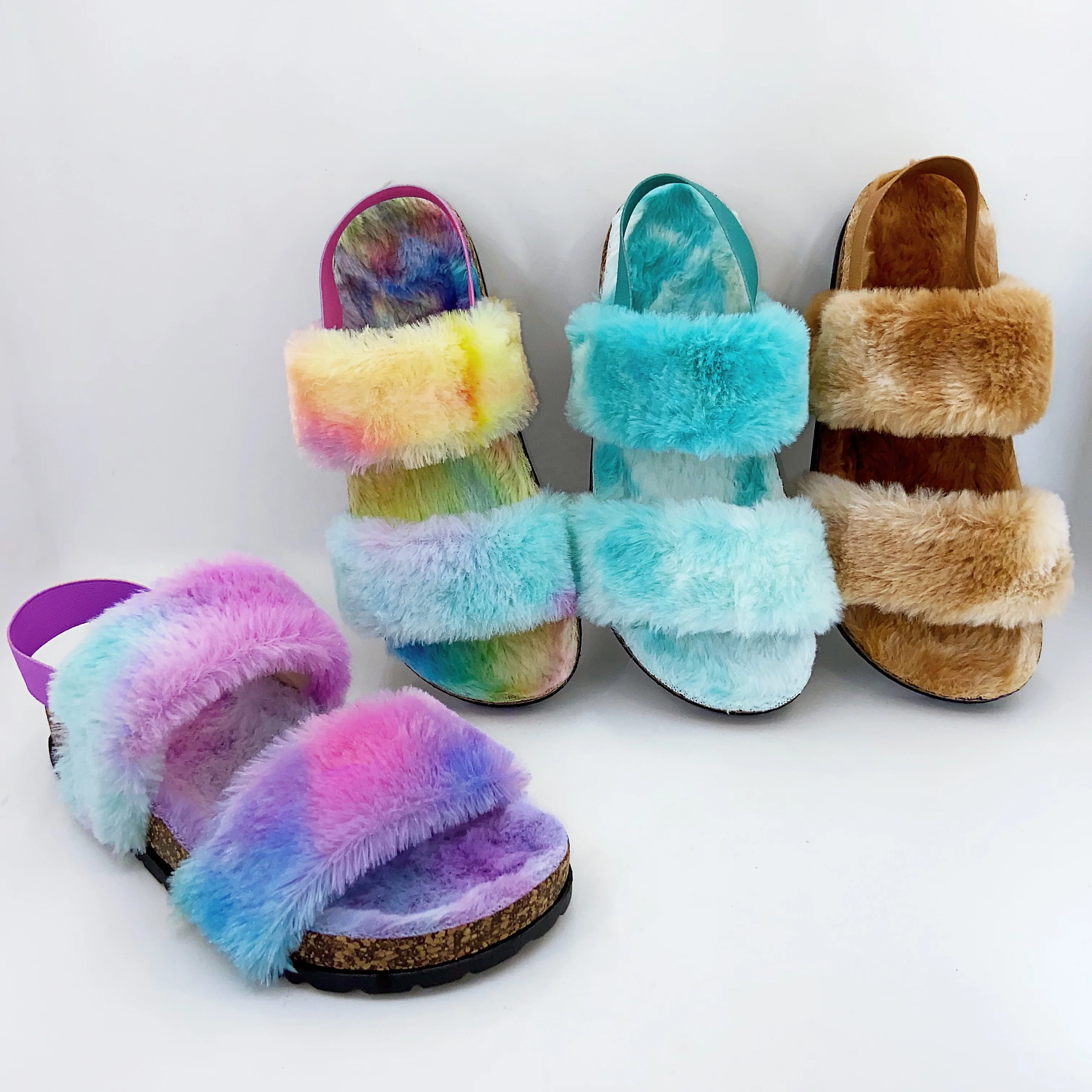 furry slippers cheap