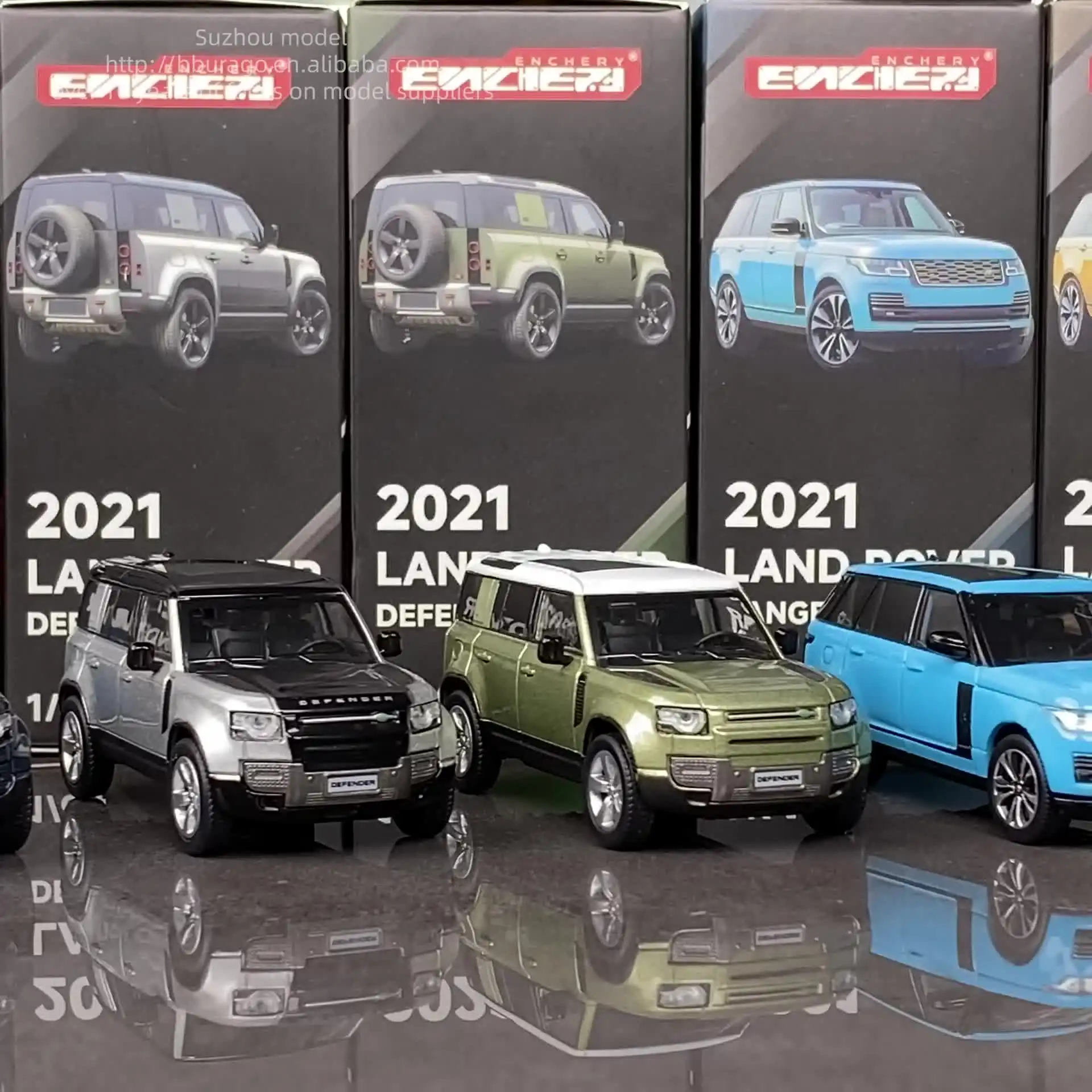ENCHERY 1/64 Land Rover Defender 110 Suv Alloy Car Model