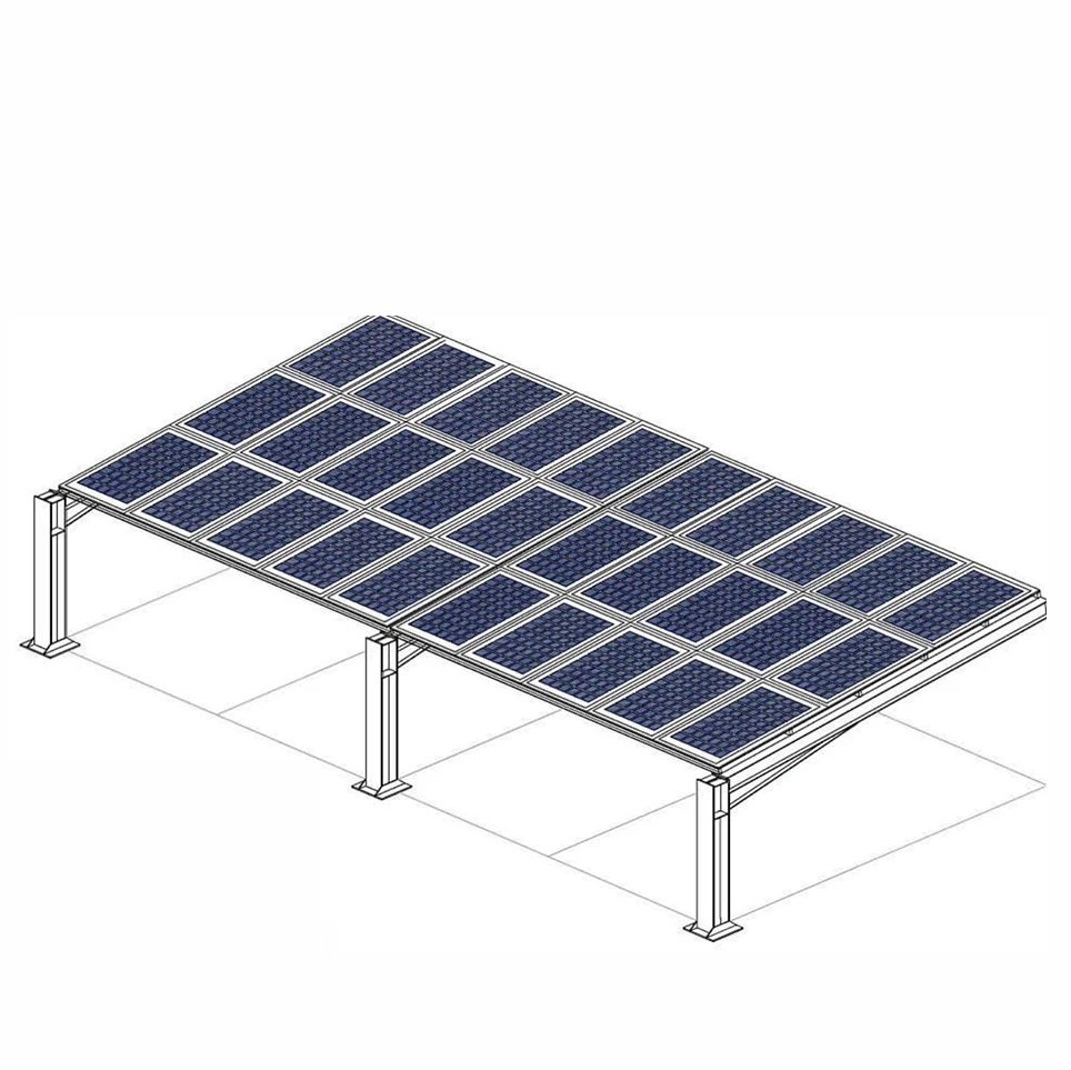 Parking Lot Galvanized Solar Panels Ground Solar Photovoltaic ...