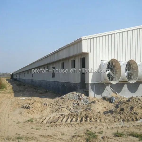 Steel Structure Pre Fab For Poultry farm