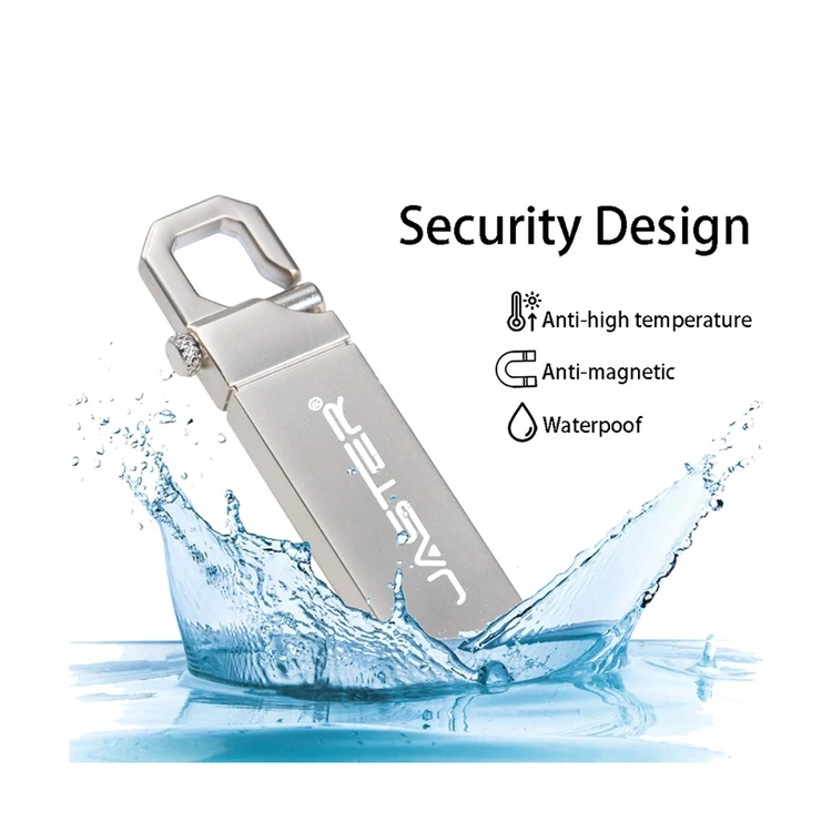 JASTER USB Flash Drive 64GB Metal Pendrive High Speed Memory Stick 4GB 32GB Pen Drive Real Capacity 16GB USB Flash Custom LOGO - ANKUX.COM