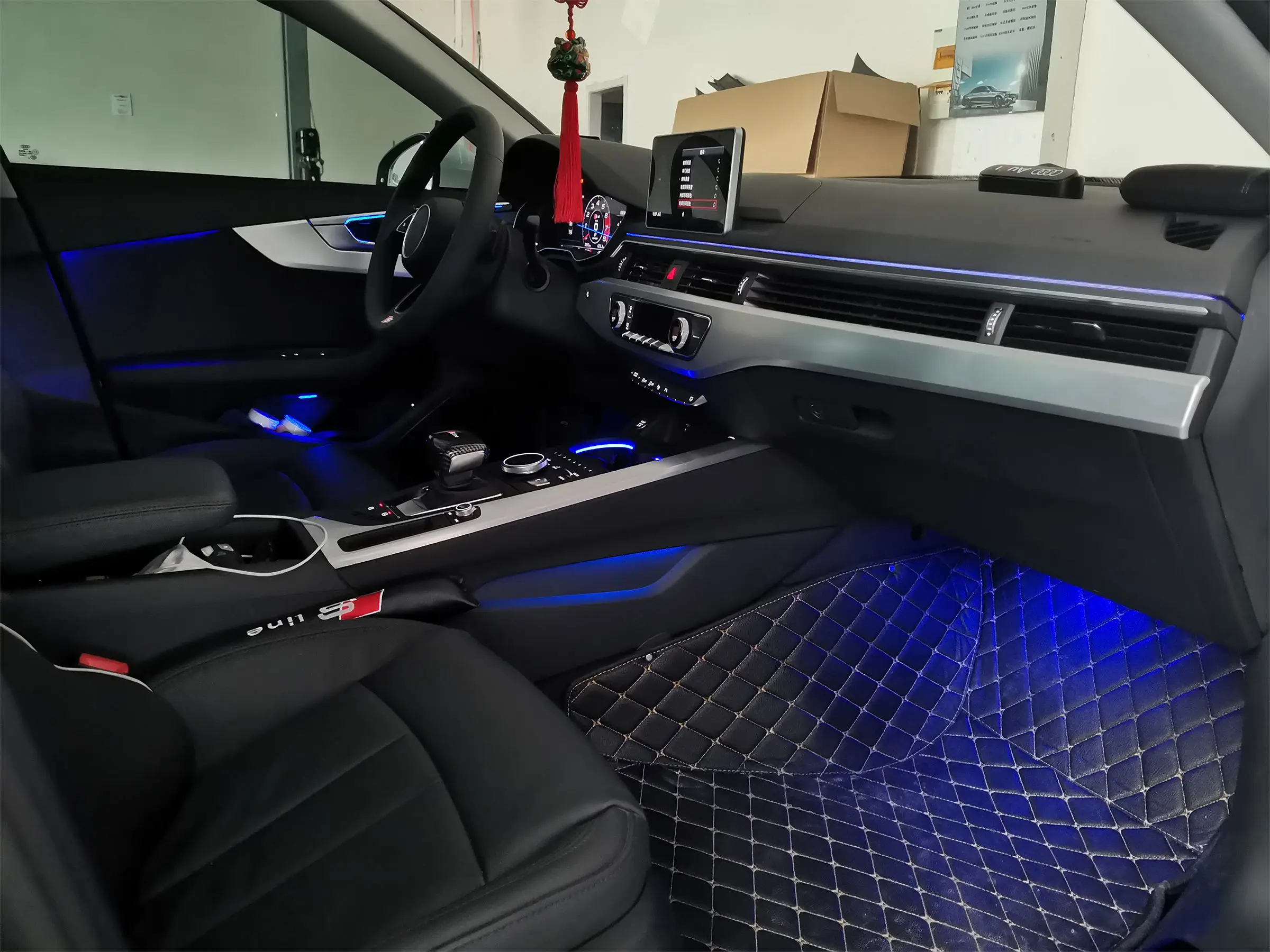 Hydautoa 30 Colors Ambient Light Car Led Interior Ambient Lighting For