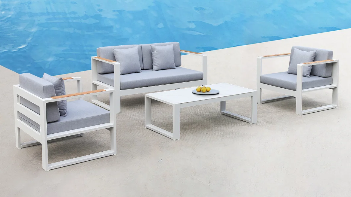 Modern Commercial Patio Garden Sofa Outdoor Furniture Sets For Hotel Restaurant Deck Buy