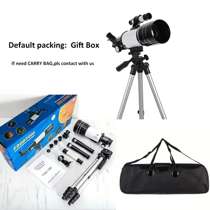 Professional Astronomical Telescope 70mm Eyepiece 150times Zoom High