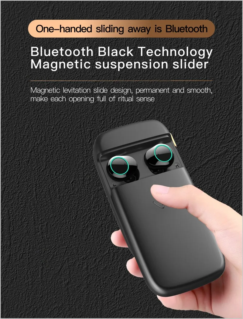 IPX7 Waterproof Wireless Earphone True G09 Support Touch Control with 5000mAh Battery Capacity - ANKUX.COM
